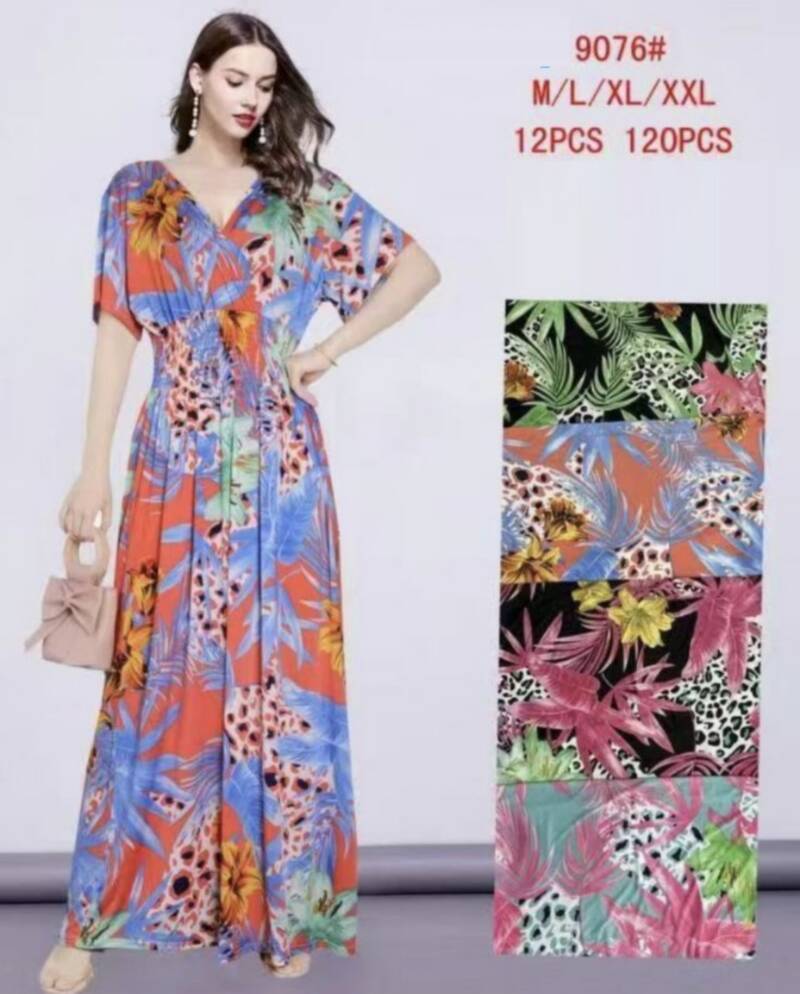 Sukienki damskie Roz M/L-XL/2XL, Mix Kolor Paczka 12 szt